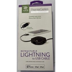 ReTrak 3.2 ft iPhone Compatible USB Charging Cable - Black